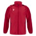 ELBRUS FULL LENGTH ZIP RAINJACKET RED/DRED
