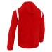 SARANSK FULL ZIP WINDBREAKER RED/WHT