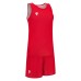 F500 REVERSIBLE WOMAN SET RED/WHT