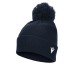 SNOW POM POM BEANIE NAV